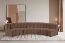 Load image into Gallery viewer, Arc - Faux Leather 5 Piece U-Shaped Modular Sofa
