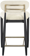 Load image into Gallery viewer, Riccio - Fabric Stool - Black Frame
