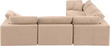 Load image into Gallery viewer, Comfy - 5 Piece Velvet Modular Corner Sectional
