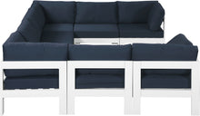 Load image into Gallery viewer, Nizuc - Outdoor Patio 8 Piece Modular Sectional With White Frame
