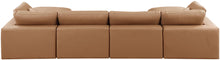 Load image into Gallery viewer, Comfy - 6 Piece Faux Leather Modular Double Chaise Sectional
