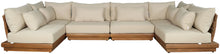 Load image into Gallery viewer, Mirella - 6 Piece Water Resistant Fabric Upholstered Outdoor Patio Modular Sectional
