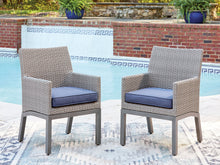 Load image into Gallery viewer, Half Moon Beach - Arm Chair With Cushion (Set of 2) - Blue / Gray
