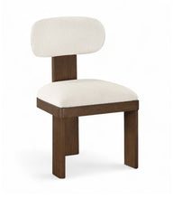 Load image into Gallery viewer, Timbra - Linen Textured Fabric Upholstered Dining Chair (Set of 2) - Walnut Base
