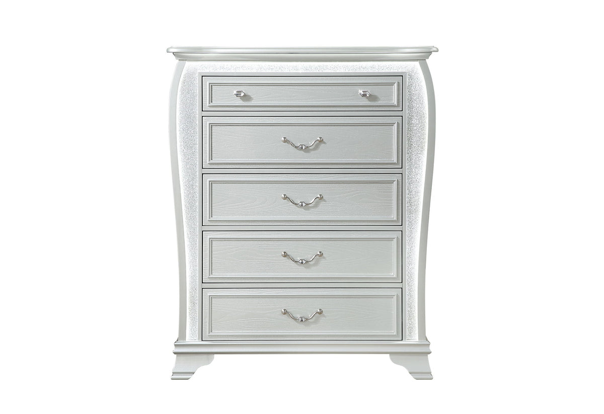Aria - Chest With LED - Silver