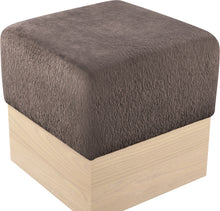 Load image into Gallery viewer, Havre - Ottoman / Stool With Natural Base
