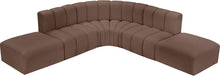 Load image into Gallery viewer, Arc - Faux Leather 6 Piece Corner Modular Sofa
