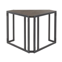 Load image into Gallery viewer, Roman - Industrial Corner Desk - Black / Espresso
