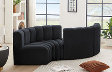 Load image into Gallery viewer, Arc - Velvet 4 Piece Curved Modular Sofa
