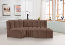 Load image into Gallery viewer, Arc - Faux Leather 3 Piece Modular L-Shaped Sofa
