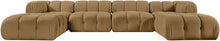 Load image into Gallery viewer, Orin - Velvet 6 Piece Modular Double Chaise Sectional
