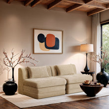 Load image into Gallery viewer, Stellar - 2 Piece 76" Upholstered Modular Armless Loveseat
