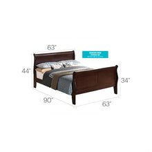 Load image into Gallery viewer, Louis Phillipe - Panel Sleigh Bed
