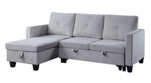 Load image into Gallery viewer, Nova - Reversible Sleeper Sectional Sofa With Storage Chaise
