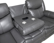 Load image into Gallery viewer, U101 - Power Reclining Loveseat With LED Light &amp; Speaker - Gray
