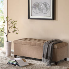 Load image into Gallery viewer, Elegant Design Tufted Top, Soft Close Storage Bench
