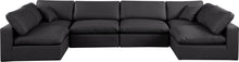 Load image into Gallery viewer, Comfy - 6 Piece Faux Leather Modular Armless Sectional
