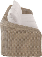 Load image into Gallery viewer, Seacrest - Olefin Water Resistant Fabric And Wicker 4 Piece Outdoor Patio Modular Sofa
