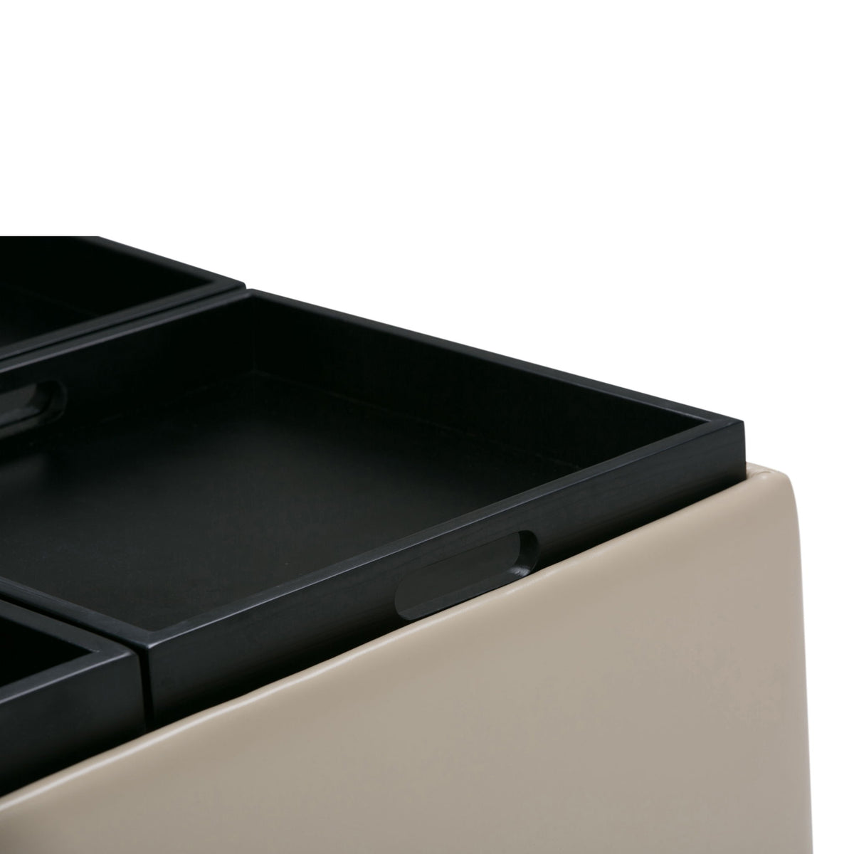 Avalon - Square Coffee Table, Storage Ottoman - Ego Home Furniture