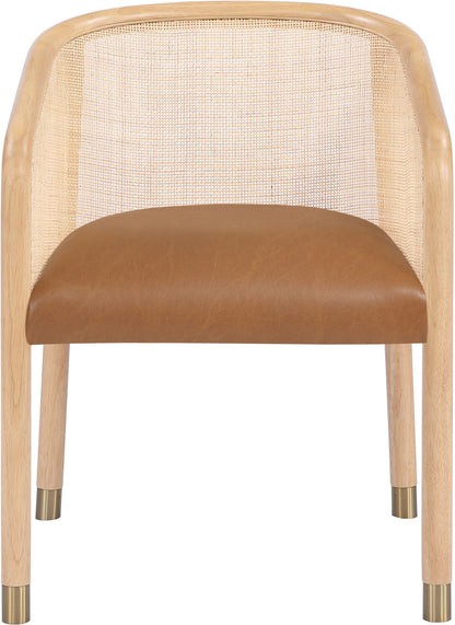 Sylvan - Vegan Leather Dining Chair (Set of 2) - Natural Frame