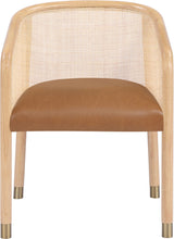 Load image into Gallery viewer, Sylvan - Vegan Leather Dining Chair (Set of 2) - Natural Frame
