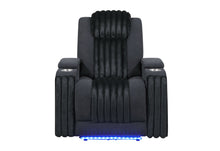Load image into Gallery viewer, U8000 - Power Recliner With Power Headrest &amp; LED Light - Black
