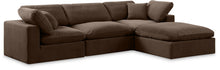 Load image into Gallery viewer, Comfy - 4 Piece Velvet Modular Sectional With Chaise

