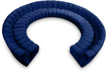 Load image into Gallery viewer, Infinity - 11 Piece Velvet Modular Sectional
