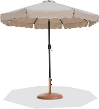 Load image into Gallery viewer, Amalfi - Patio Umbrella - Light Brown Base / Black Pole
