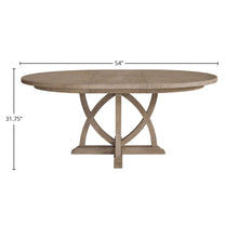 Load image into Gallery viewer, Round Dining Extendable Dining Table - Sand
