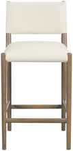 Load image into Gallery viewer, Andie - Upholstered Counter Stool - Brown Base

