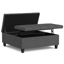 Load image into Gallery viewer, Harrison - Upholstered Coffee Table Storage Ottoman
