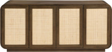 Load image into Gallery viewer, Windsor - Solid Wood And Brown Cane Sideboard / Buffet - Brown
