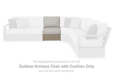 Load image into Gallery viewer, Kimpton Isle - Armless Chair With Cushion - Brown / Beige
