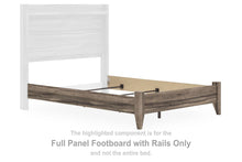 Load image into Gallery viewer, Elbrim - Full Panel Footboard With Rails - Brown
