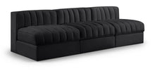 Load image into Gallery viewer, Rummi - Velvet Performance Fabric Upholstered 3 Piece Modular Armless Sofa
