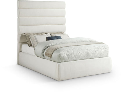 Adam - Linen Fabric Bed With 70.5" Headboard