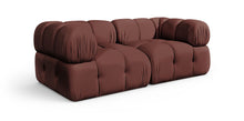 Load image into Gallery viewer, Orin - Velvet Performance Fabric Upholstered 2 Piece Modular Sofa (2 Corner Chairs)
