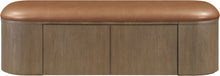 Load image into Gallery viewer, Velden - Upholstered Storage Bench With Stained Brown Base
