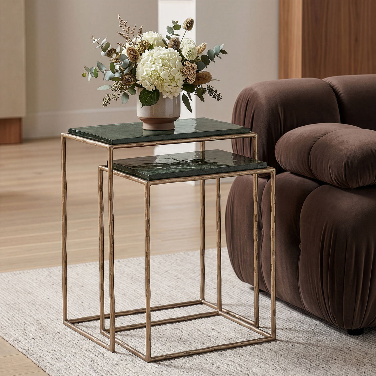 Calida - Nesting End Table - Brass
