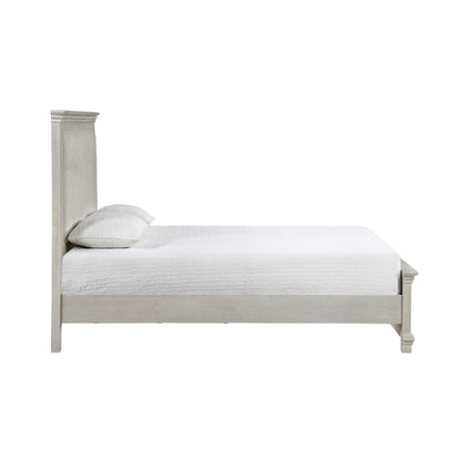 Silver Sands - 5/0 Queen Panel Footboard & Slats - Gray