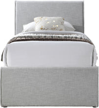 Load image into Gallery viewer, Myles - Linen Twin Trundle Bed
