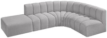 Load image into Gallery viewer, Arc - Boucle Fabric 5 Piece Corner Modular Sofa
