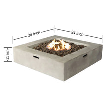 Load image into Gallery viewer, Streamlined Aesthetic Outdoor Fire Pit Table
