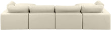 Load image into Gallery viewer, Comfy - 6 Piece Faux Leather Modular Double Chaise Sectional
