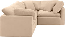 Load image into Gallery viewer, Indulge - Velvet 4 Piece Modular Corner Sectional
