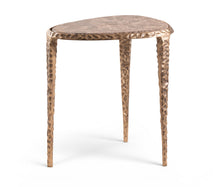 Load image into Gallery viewer, Gild - Aluminum Base And Genuine Marble Top Table
