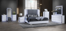 Load image into Gallery viewer, Ylime - 7 Piece Queen Bedroom Set With Vanity Set - White / Gray
