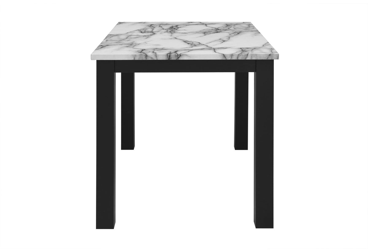 D8032 - 5 Piece Dining Room Set (Dining Table And Dining Chair) - Black / White
