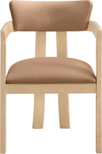 Load image into Gallery viewer, Lavrin - Vegan Leather Dining Arm Chair (Set of 2) - Natural Base
